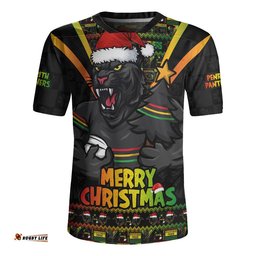 Penrith Panthers Rugby Jersey Merry Christmas Festive Spirit Edition
