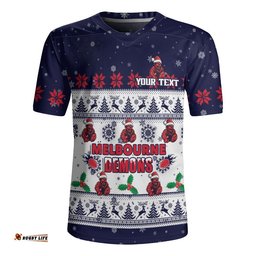 Melbourne Rugby Jersey Special Ugly Christmas Holiday Footy Fans