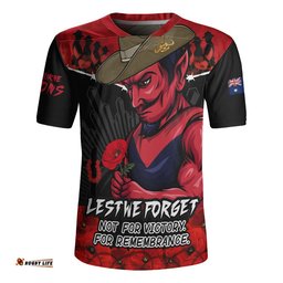 Melbourne Rugby Jersey ANZAC Day Not For Victory For Remembrance