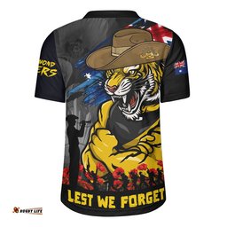 Richmond Rugby Jersey ANZAC Inspired Football Fan Memorial Design