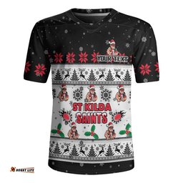 St Kilda Rugby Jersey Special Ugly Christmas Holiday Footy Fans
