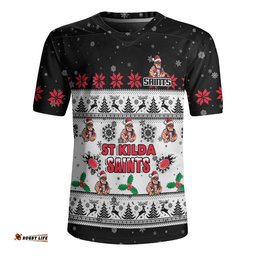 St Kilda Rugby Jersey Special Ugly Christmas Holiday Footy Fans