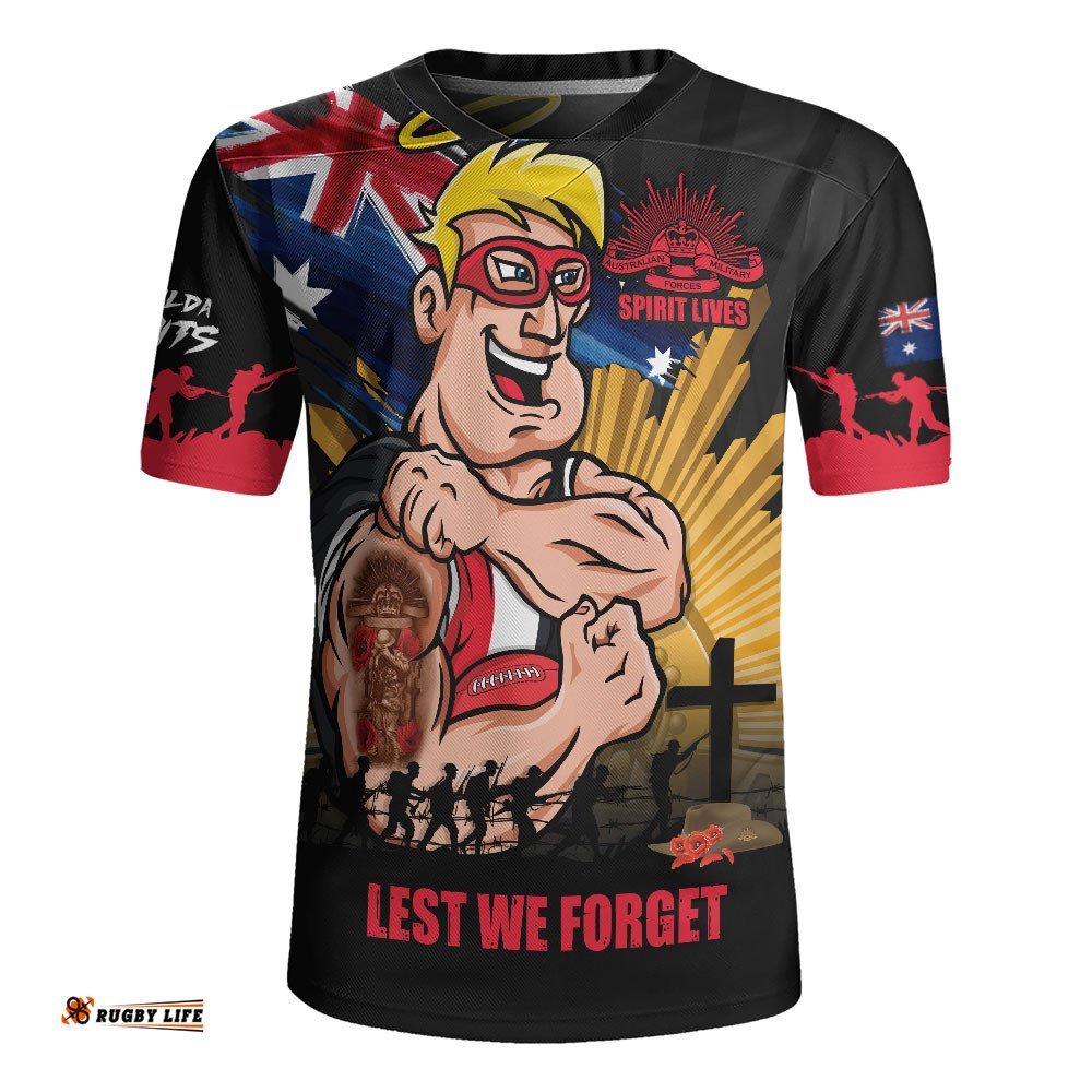 St Kilda Rugby Jersey ANZAC Day Honour And Football Legacy