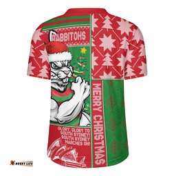 South Sydney Rabbitohs Rugby Jersey Christmas Magic Knit Style Winter Glow