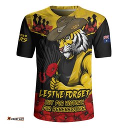 Richmond Rugby Jersey ANZAC Day Not For Victory For Remembrance