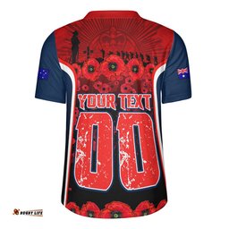 Sydney Roosters Rugby Jersey Lest We Forget In Honor And Remembrance