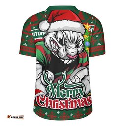 South Sydney Rabbitohs Rugby Jersey Merry Christmas Game Day Knit Style Team Edition