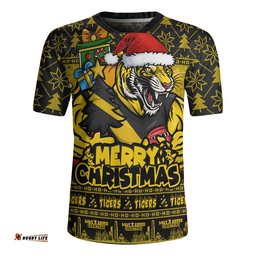 Richmond Rugby Jersey Festive Holiday Merry Christmas Vibe