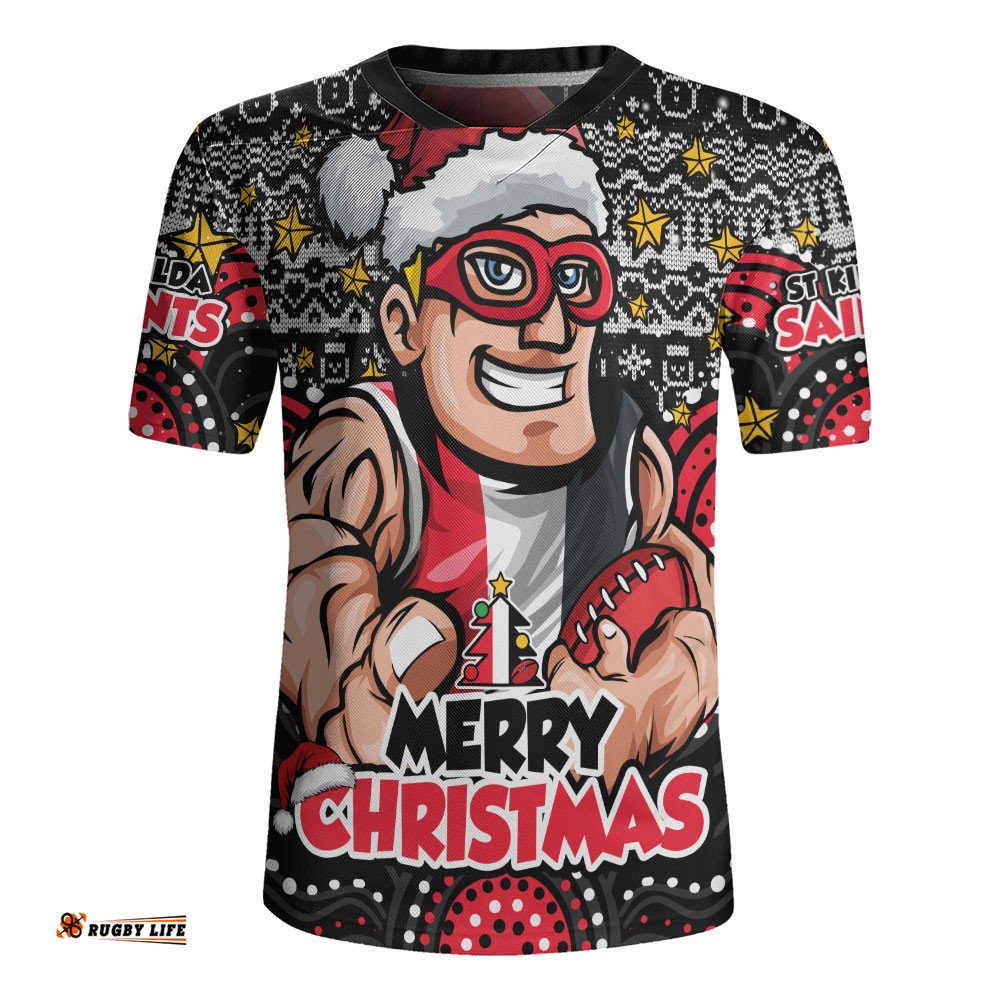 St Kilda Rugby Jersey Ugly Christmas Knit Patterns Vintage Jersey