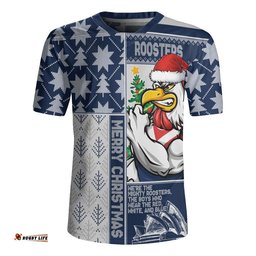 Sydney Roosters Rugby Jersey Christmas Magic Knit Style Winter Glow