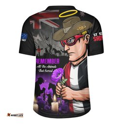 St Kilda Rugby Jersey Anzac Day In Memory Of Animals That Served