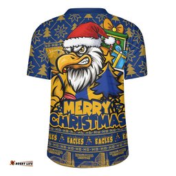West Coast Eagles Rugby Jersey Festive Holiday Merry Christmas Vibe