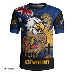 West Coast Eagles Rugby Jersey ANZAC Day Honour And Football Legacy
