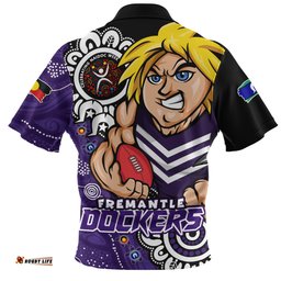 Fremantle Power Through Generations NAIDOC Edition Zip Polo Shirt