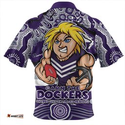 Fremantle Blazing Spirit Of Victory Zip Polo Shirt