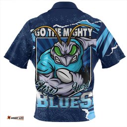 New South Wales Blues NSW Rampage Cockroaches Edition Zip Polo Shirt
