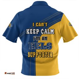 Parramatta Eels Custom Team Of Us Die Hard Fan Supporters Zip Polo Shirt