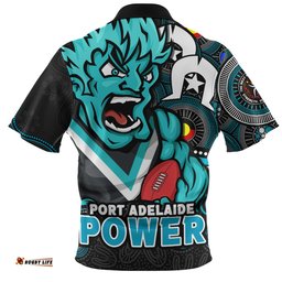 Port Adelaide NAIDOC Spirit Of Country Zip Polo Shirt