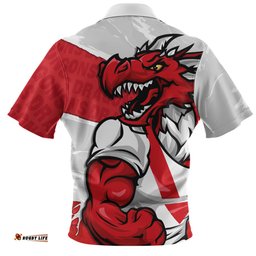 St. George Illawarra Dragons Defend The Pride Zip Polo Shirt