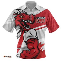 St. George Illawarra Dragons Defend The Pride Zip Polo Shirt