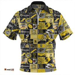 Richmond Legacy Of The Pride Comic Style Zip Polo Shirt