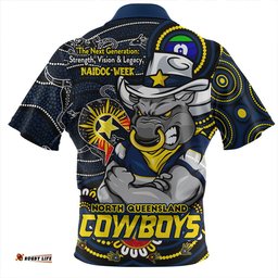 North Queensland Cowboys Spirit Of NAIDOC Series Zip Polo Shirt
