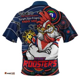 Sydney Roosters Spirit Of NAIDOC Series Zip Polo Shirt