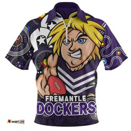 Fremantle NAIDOC Spirit Of Country Zip Polo Shirt