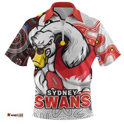 Sydney Swans NAIDOC Spirit Of Country Zip Polo Shirt
