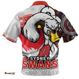 Sydney Swans NAIDOC Spirit Of Country Zip Polo Shirt