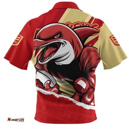 Redcliffe Dolphins Chasing Victory 2025 Final Series Pride Zip Polo Shirt