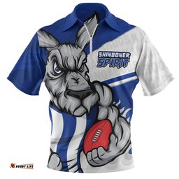 North Melbourne Defend The Pride Zip Polo Shirt
