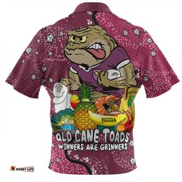 Queensland Cane Toads Custom Australian Big Things Zip Polo Shirt