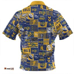 Parramatta Eels Team Of Us Die Hard Fan Supporters Comic Style Zip Polo Shirt