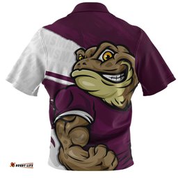 Queensland Maroons Defend The Pride Zip Polo Shirt