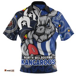 North Melbourne NAIDOC Spirit Of Country Zip Polo Shirt