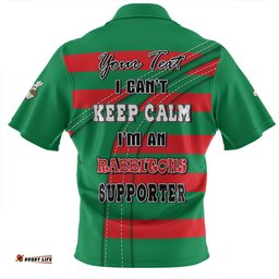 South Sydney Rabbitohs Custom Team Of Us Die Hard Fan Supporters Zip Polo Shirt