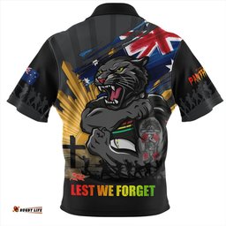 Penrith Panthers Fearless ANZAC Defender Zip Polo Shirt