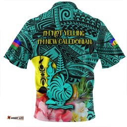Australia South Sea Islanders I'm New Caledonian With Polynesian Tropical Style Zip Polo Shirt