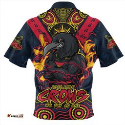 Adelaide Crows Ripped Legacy of the Game Zip Polo Shirt