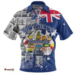 Australia Australia Big Things Zip Polo Shirt