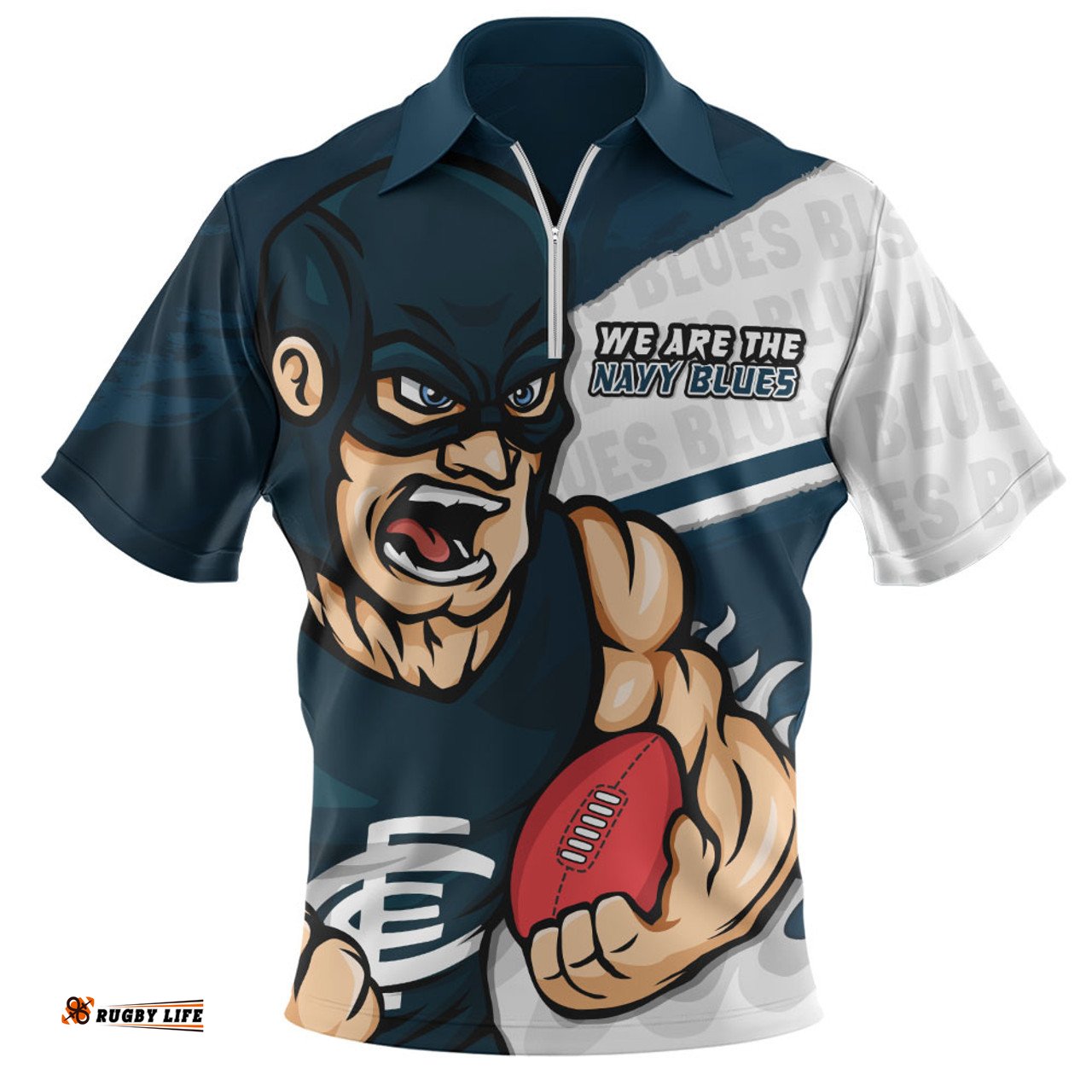 Carlton Defend The Pride Zip Polo Shirt