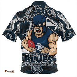 Carlton Blazing Spirit Of Victory Zip Polo Shirt