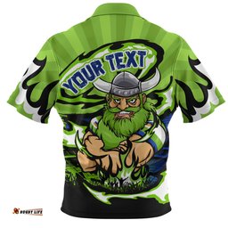 Canberra Raiders Premiership Series Sports Gear Zip Polo Shirt