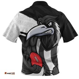 Collingwood Defend The Pride Zip Polo Shirt