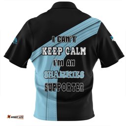 Cronulla Sutherland Sharks Custom Team Of Us Die Hard Fan Supporters Zip Polo Shirt