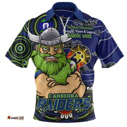 Canberra Raiders Spirit Of NAIDOC Series Zip Polo Shirt