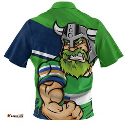 Canberra Raiders Defend The Pride Zip Polo Shirt