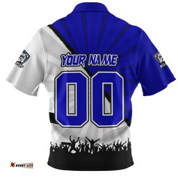 Canterbury Bankstown Bulldogs Fearless Soul Series Zip Polo Shirt