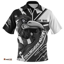 Collingwood Battlefield Glory Gear Zip Polo Shirt